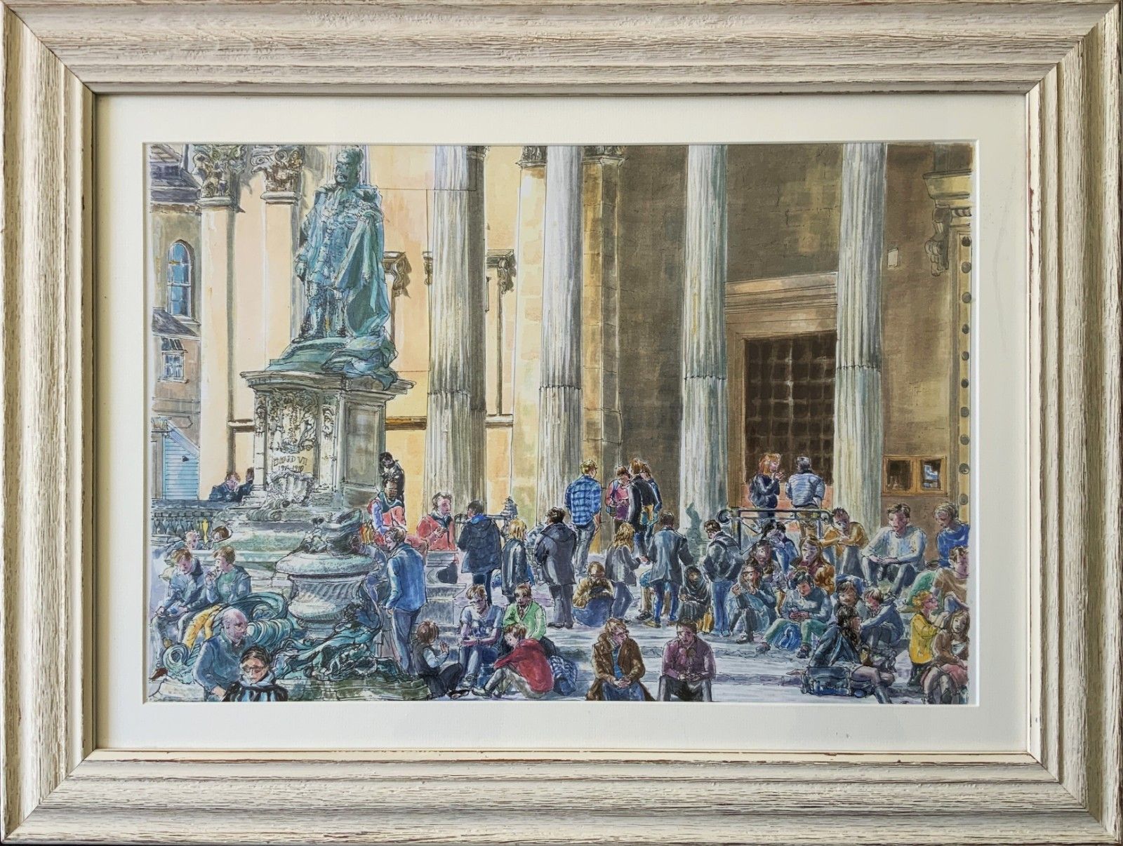 Bristol University Architectural Watercolour Painting Contemporary Maureen Glynn