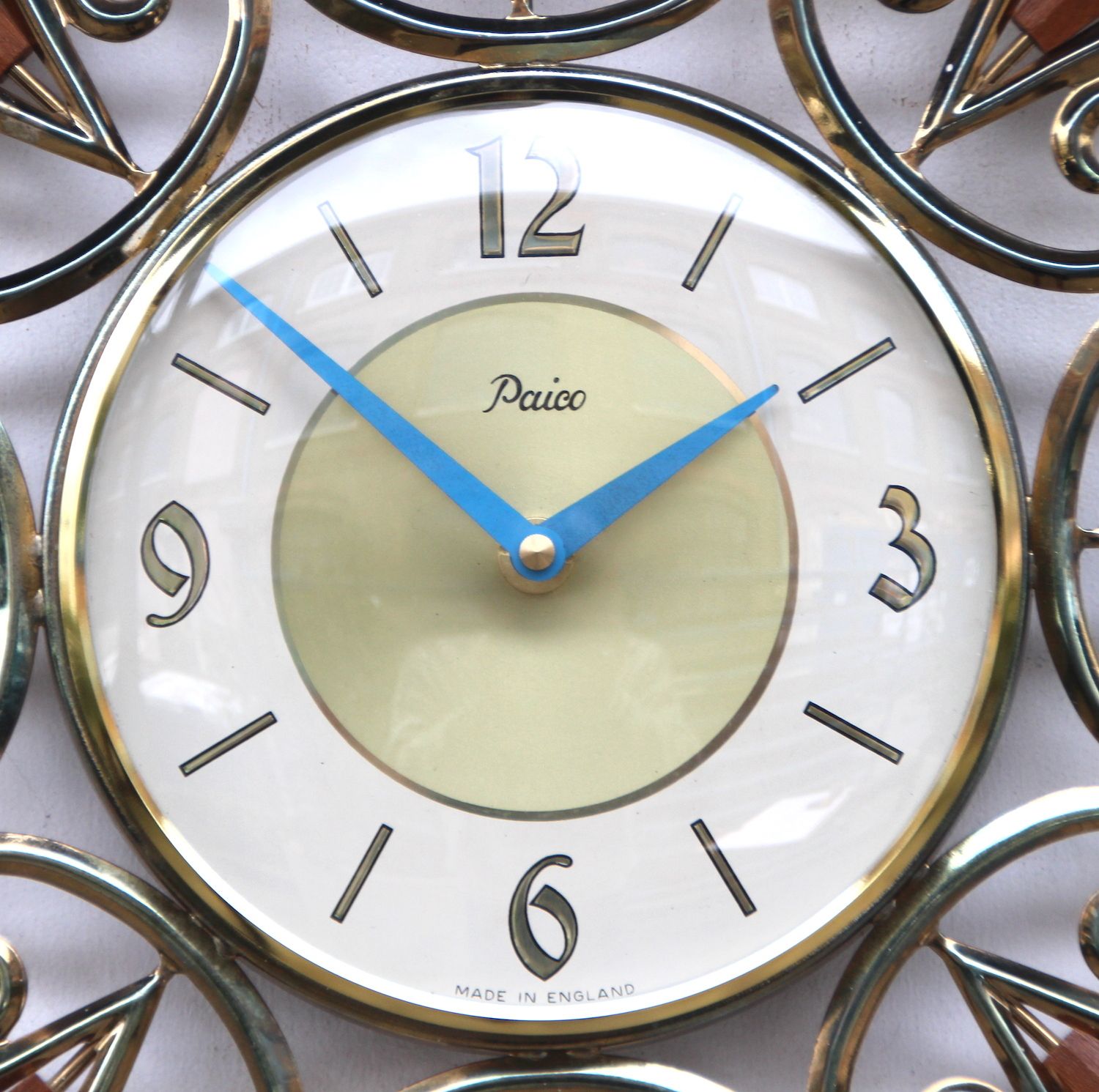 Huge 51cm 1970s British Sunburst Vintage Wall Clock. Fully Guaranteed. London Timepiece. photo buy
