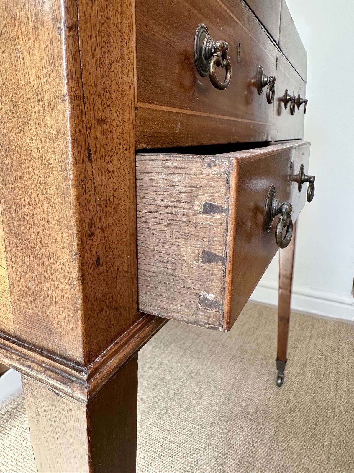 Late Georgian Mahogany Gentleman’s Dressing Table photo vinterior