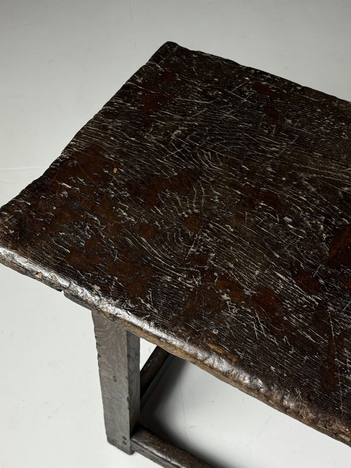 Furniture 18th Century Oak Side Table, 18th Century And Earlier photo