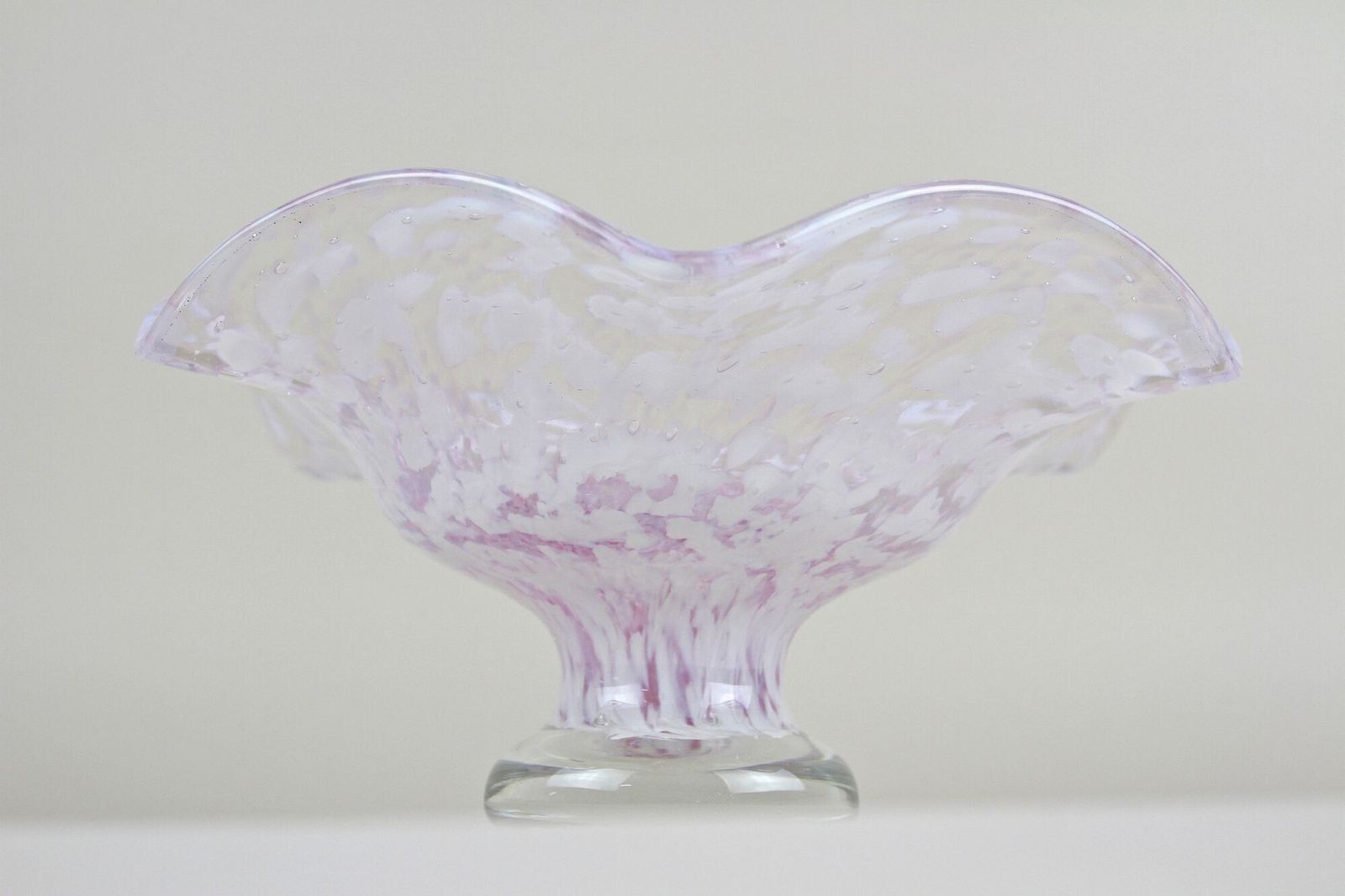 560.0 20th Century Murano Glass Centerpiece/ Bowl, Mid Century, Italy Ca. 1960 photo