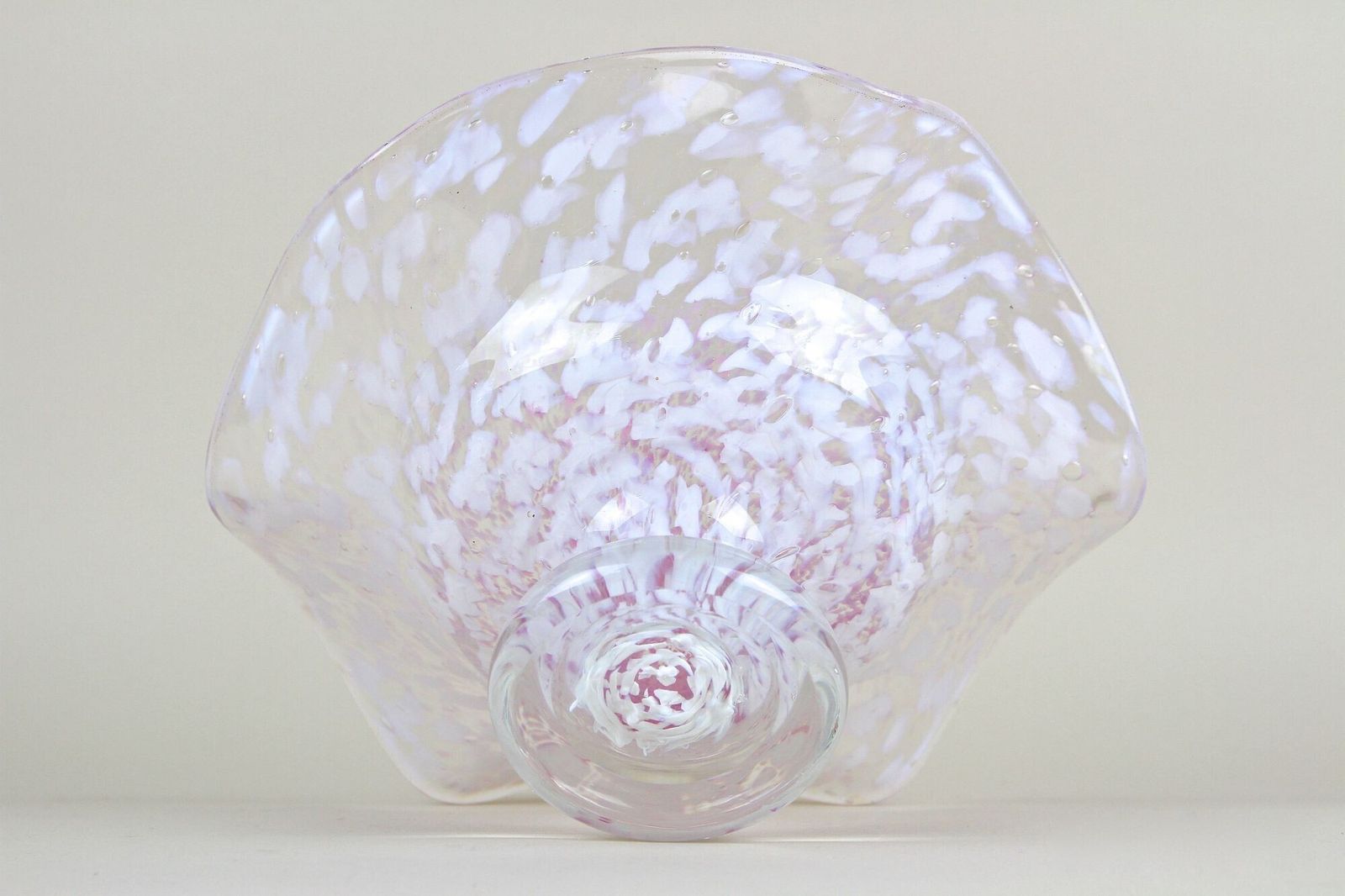 photo vintage 20th Century Murano Glass Centerpiece/ Bowl, Mid Century, Italy Ca. 1960