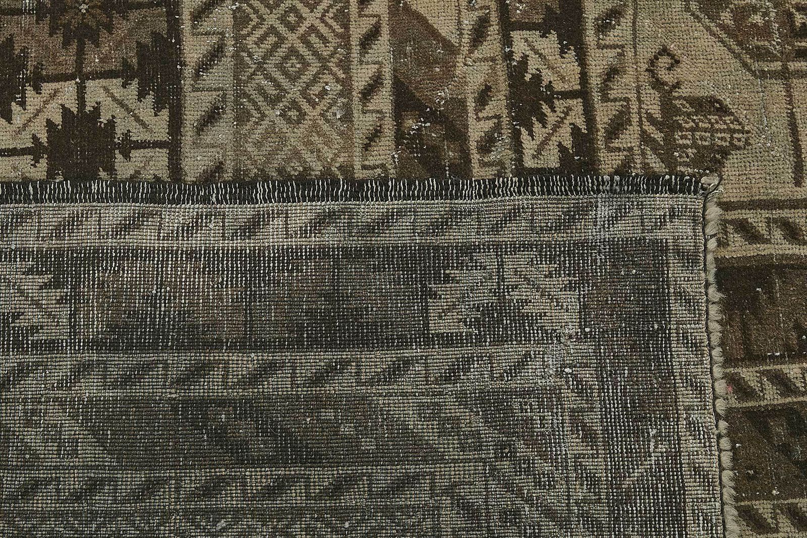 Tapis Ensari Turkmen beige d'époque, 10x13   50132 photo buy