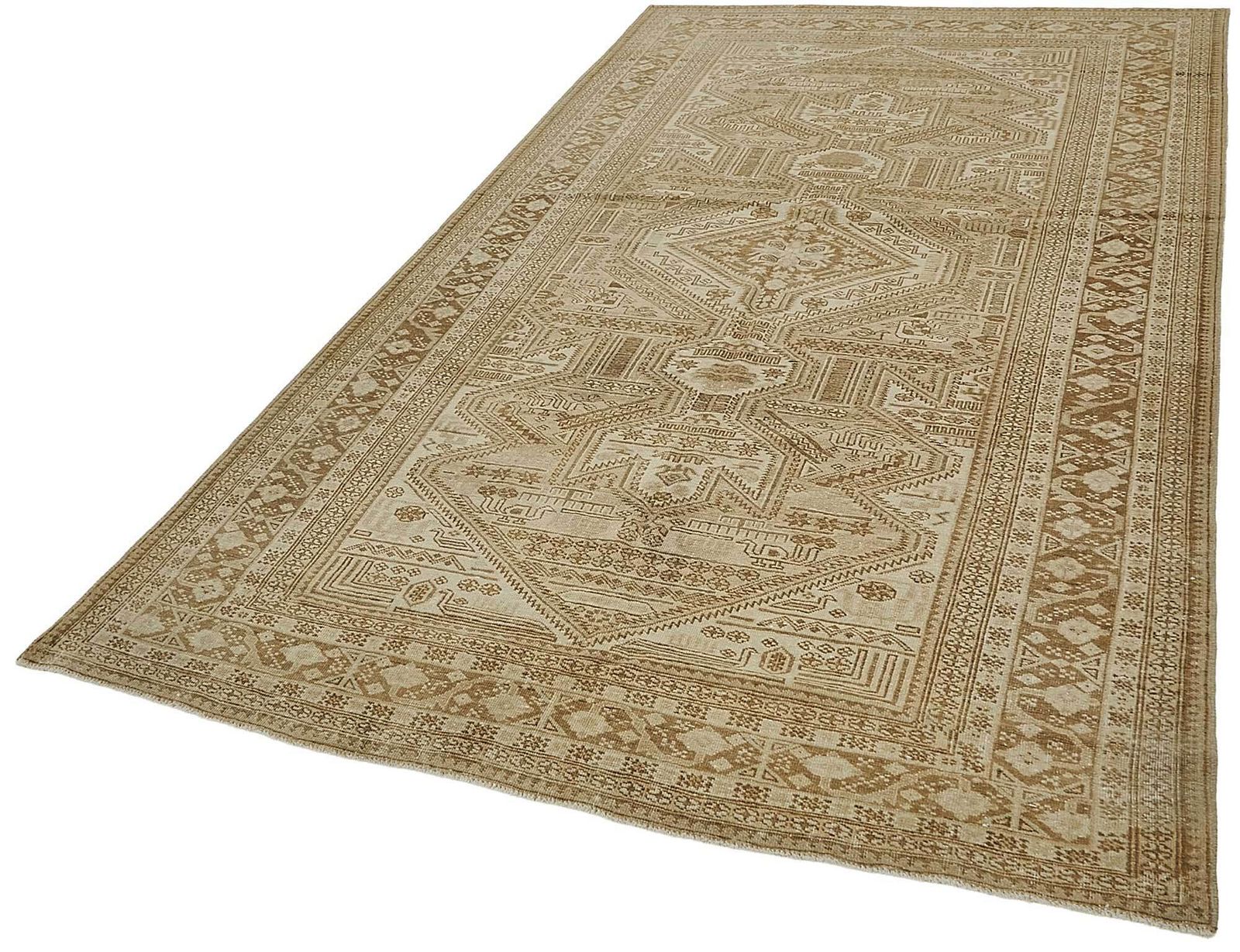 5x9 Beige Antique Afghan Belouch Rug   50134 photo for sale
