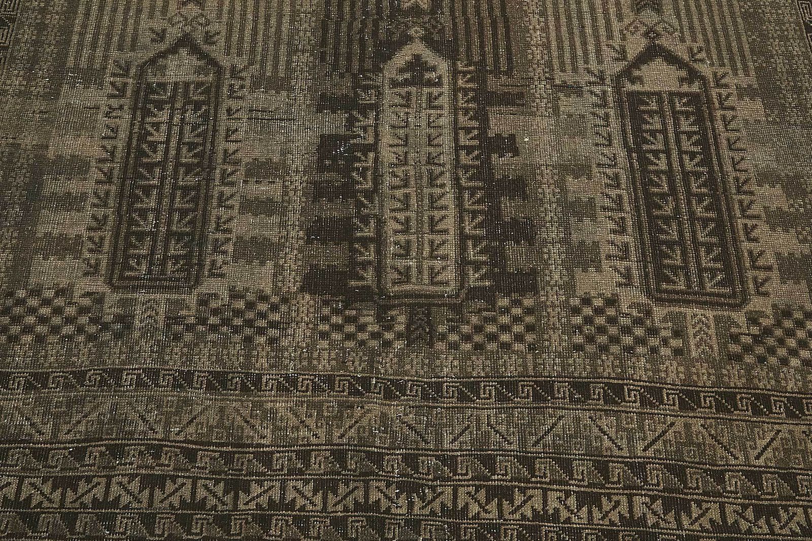 photo for sale Tapis afghan Mauri d'époque, beige, 6x10   50135
