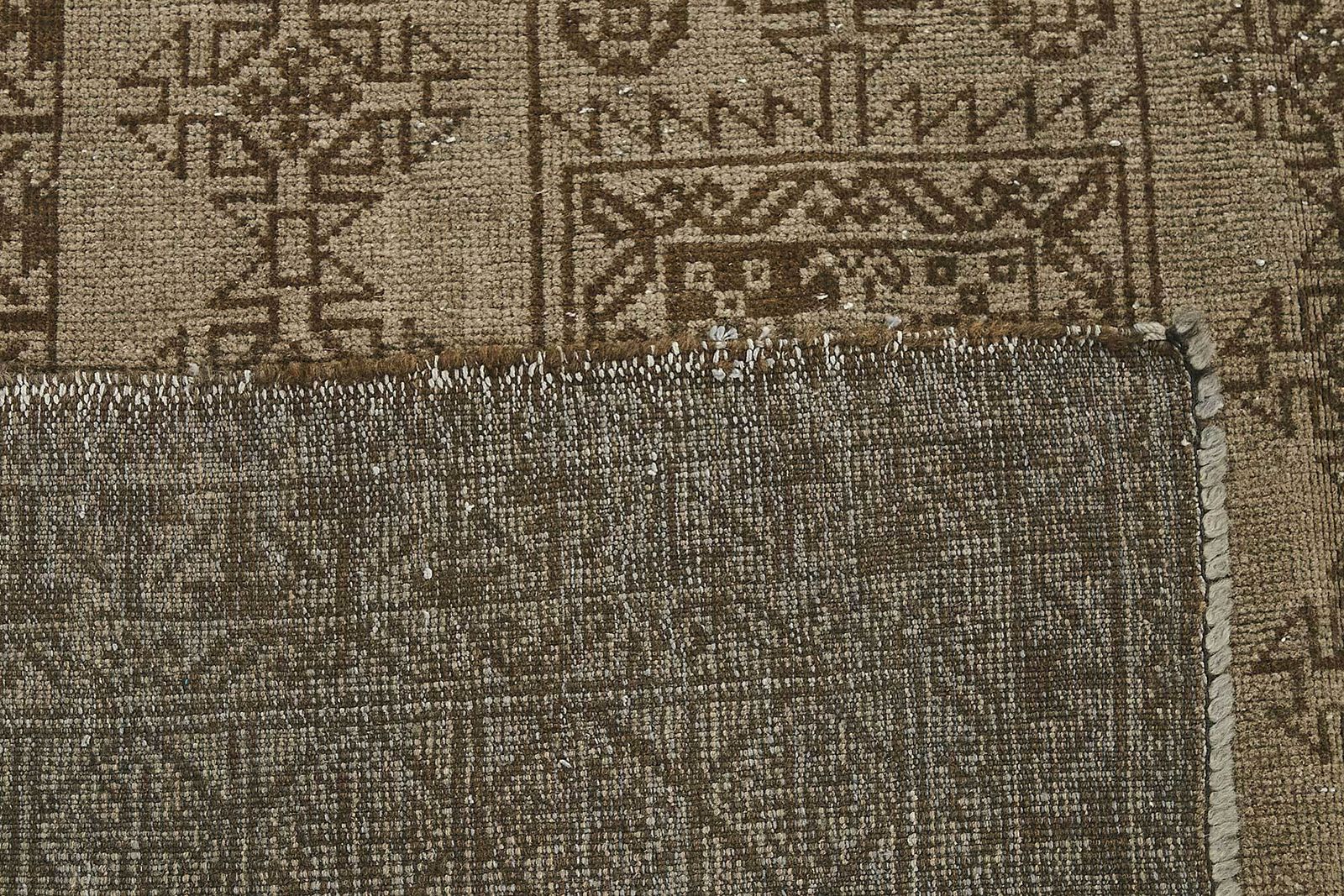 Tapis afghan Kunduz d'époque, beige, 6x10 - 50136 photo buy