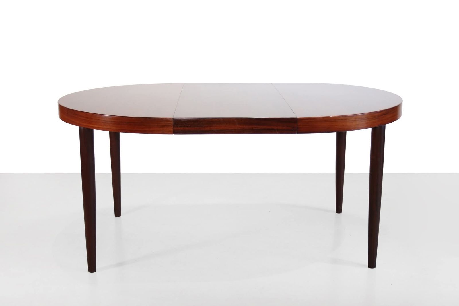 Round Rosewood Dining Table By Kai Kristiansen For Sva Mobler