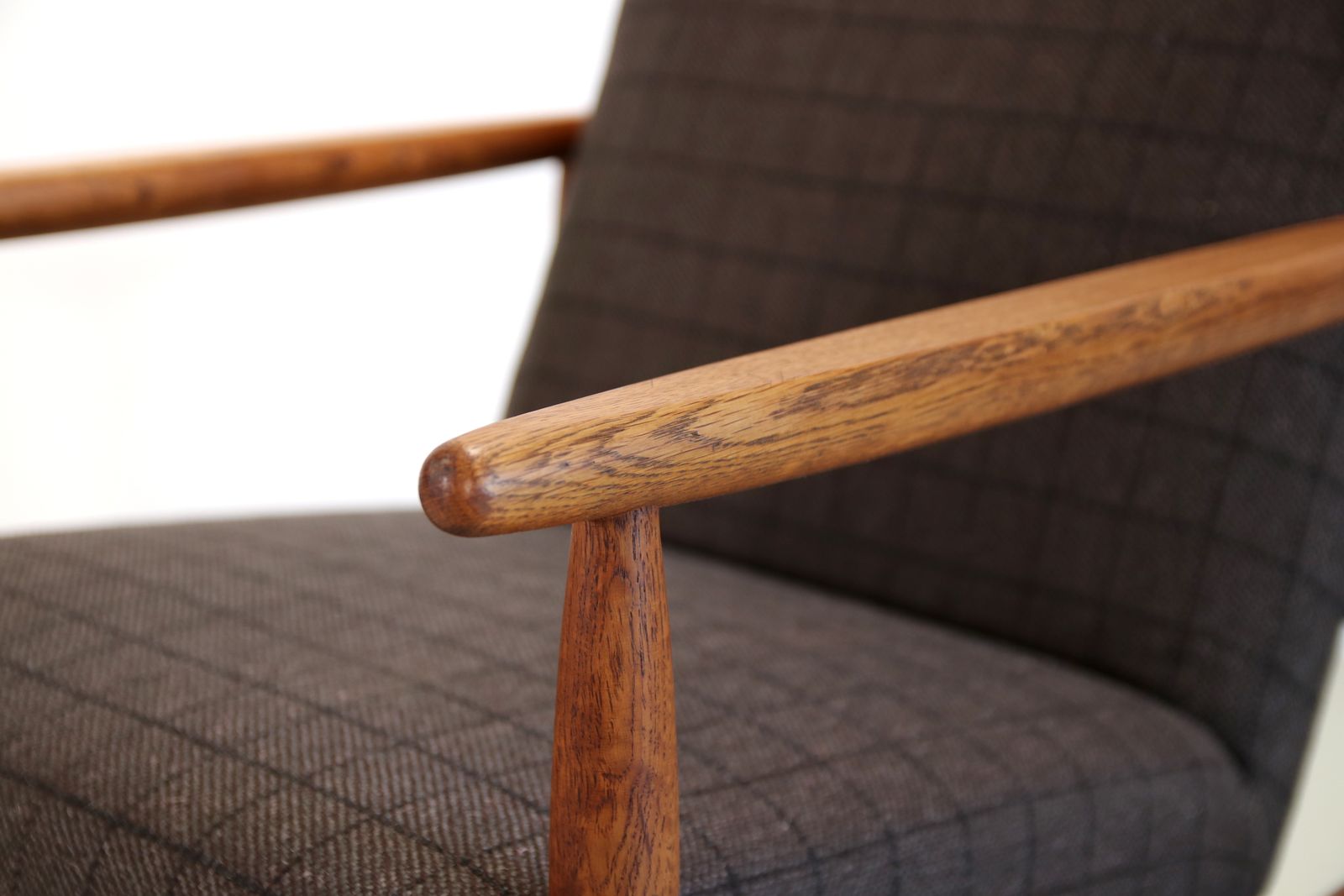 Oak Armchair By Ejvind Johansson For Fdb Mobler The J65 Chair photo vinterior