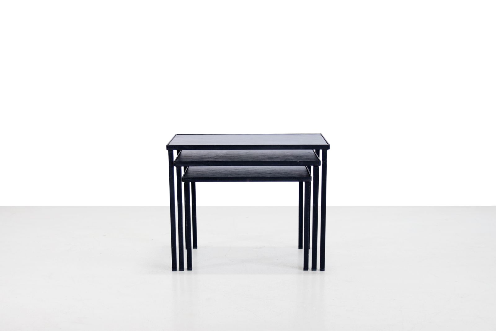 Minimalist Set Of Slate Side Tables By Artimeta, Designed By Floris Fiedeldij