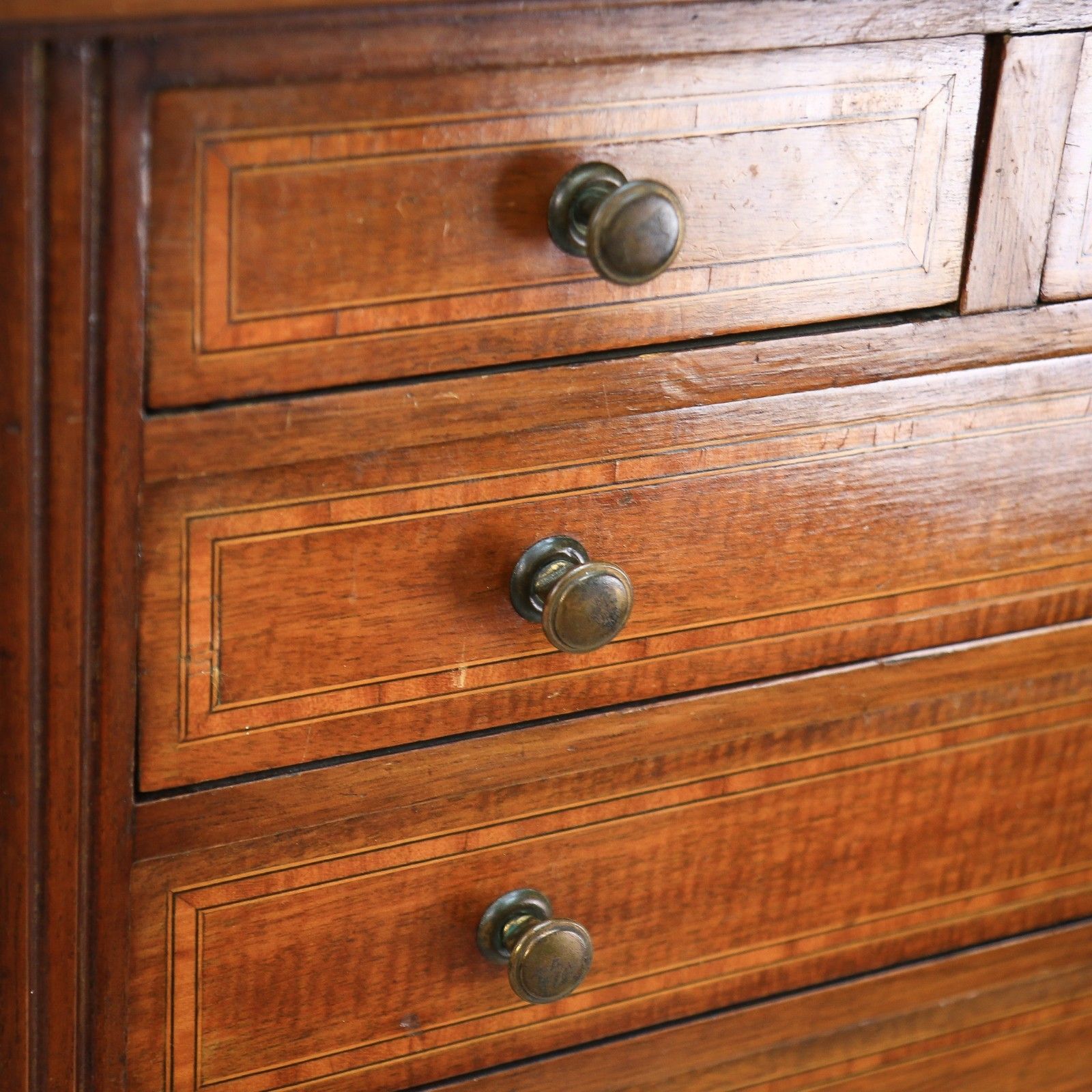photo buy Chest Of Drawers Apprentice Salesman Piece Inlaid Mahogany