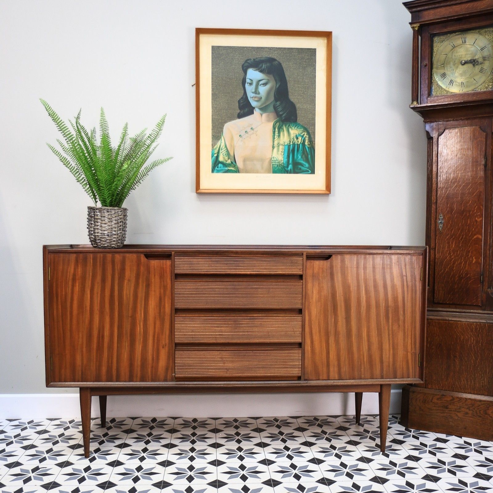 Richard Hornby For Fyne Ladye Afromosia Teak Sideboard Retro Mid Century