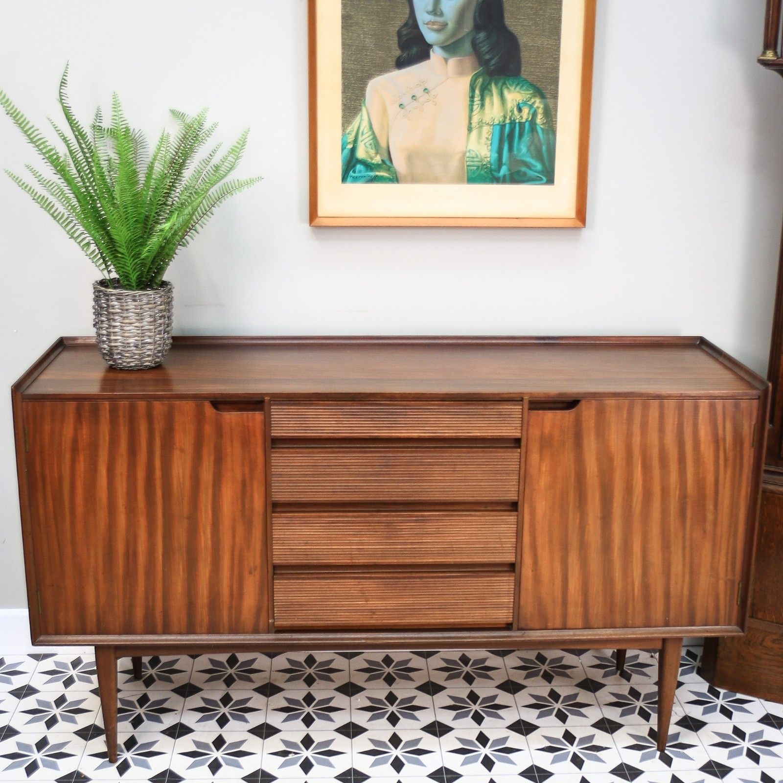 Richard Hornby For Fyne Ladye Afromosia Teak Sideboard Retro Mid Century photo furniture