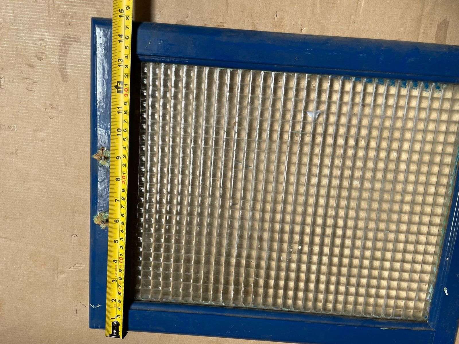 Mid Century 1960s Textured Glass Cabinet Door – Salvaged Pantry Cupboard Fron photo buy