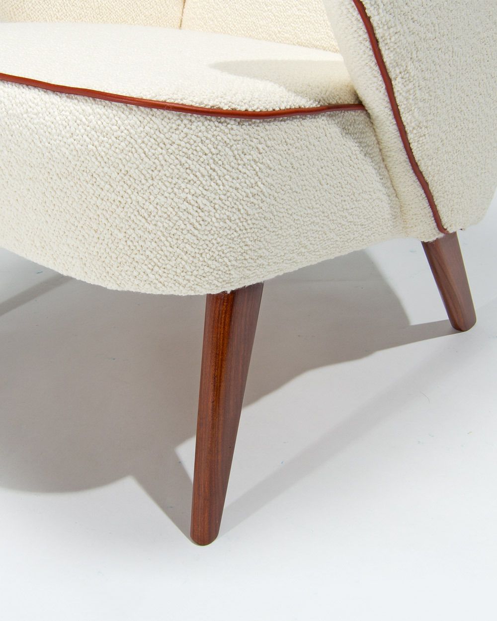 Chresten Findahl Brodersen High Back Lounge Chair Danish Teak 1950s photo buy