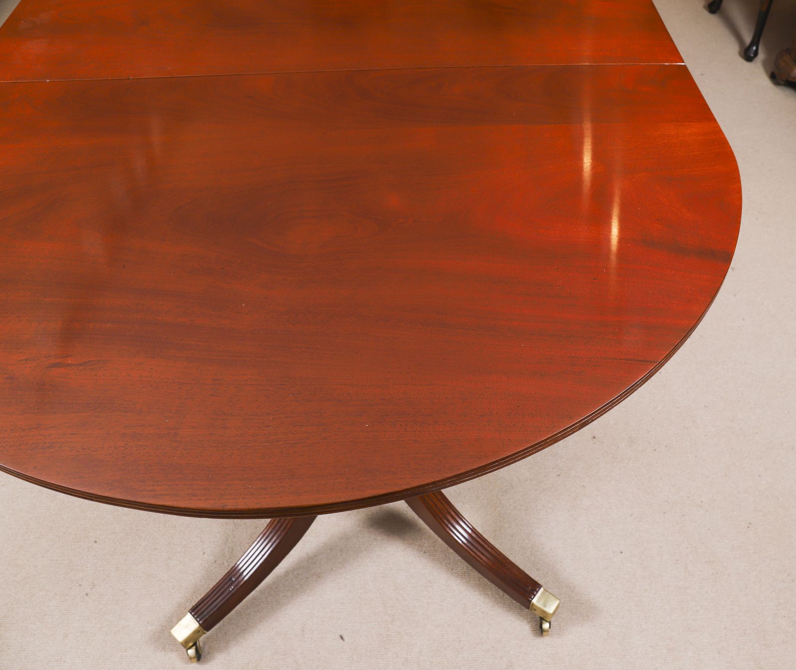 photo for sale 11ft Regency Triple Pillar Dining Table Circa 1820 Set