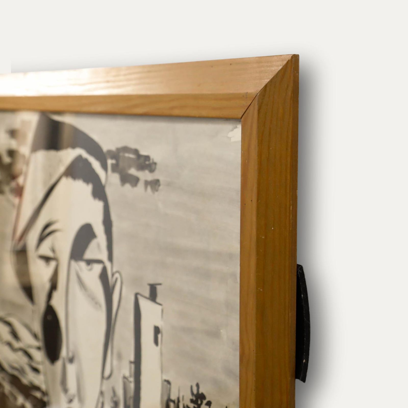 Zikim Framed 1963 India Ink, The Frenchman photo 295.0