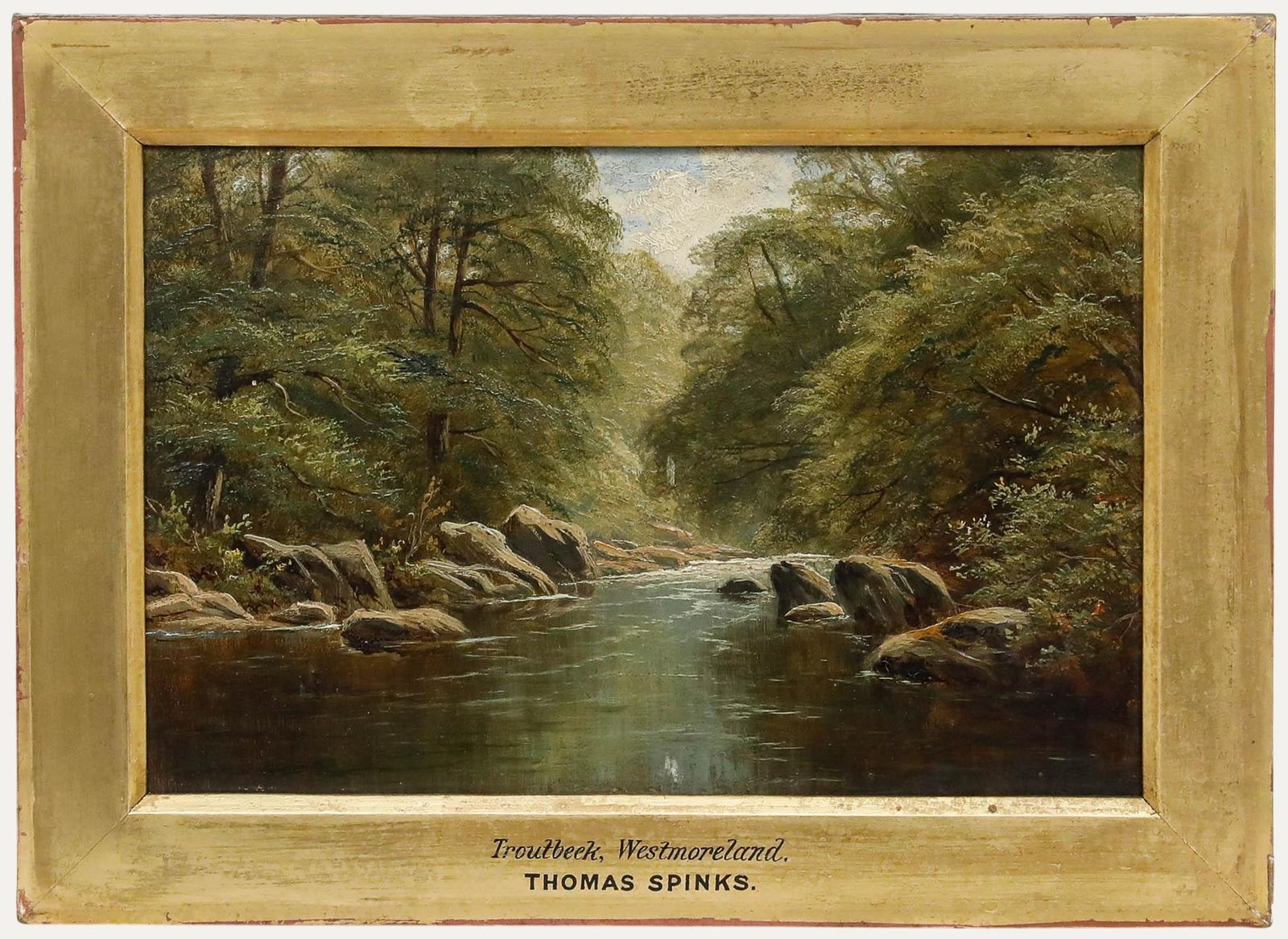 Thomas Spinks (1847 1927) Early 20th Century Oil, Troutbeck Westmoreland