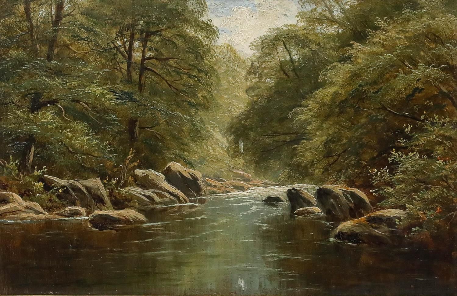 Thomas Spinks (1847 1927) Early 20th Century Oil, Troutbeck Westmoreland photo furniture