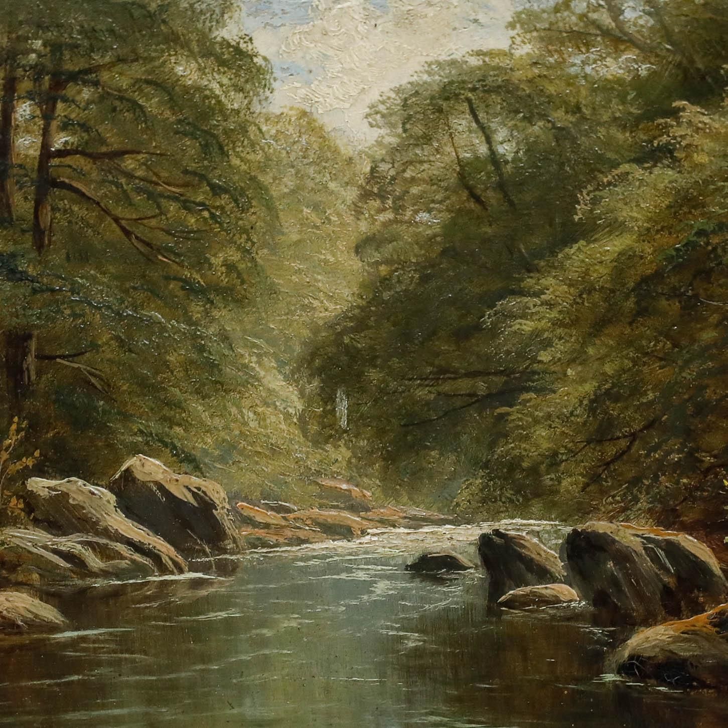 Thomas Spinks (1847 1927) Early 20th Century Oil, Troutbeck Westmoreland photo 295.0
