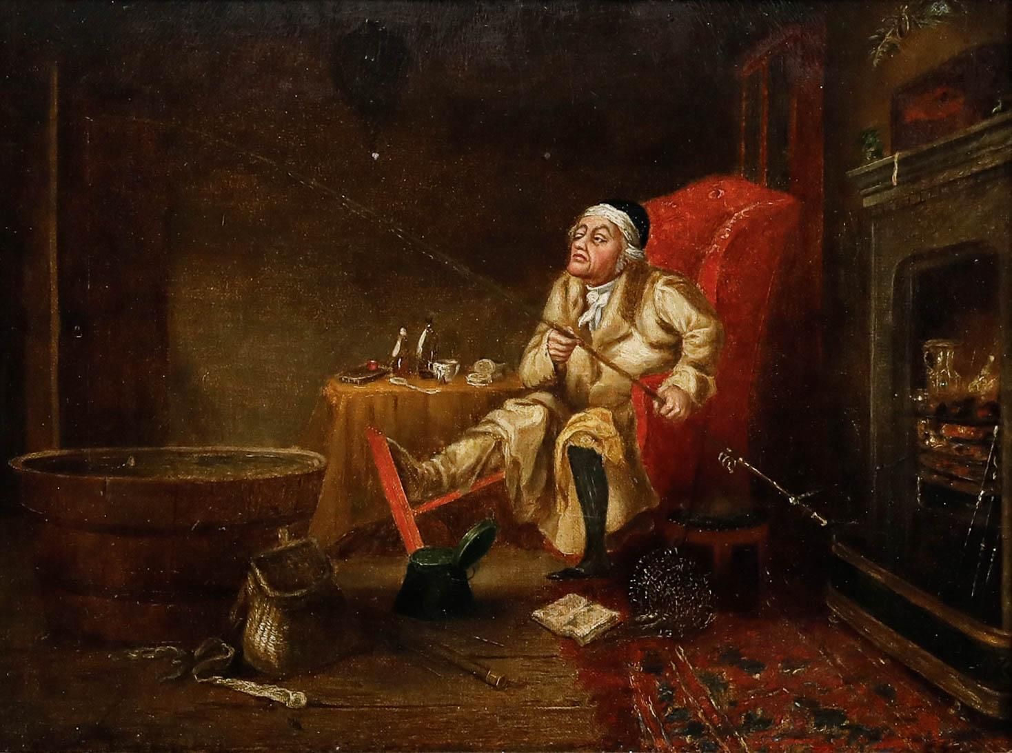 After Theodore Lane (1800 1828) 19th Century Oil, Enthusiast photo furniture