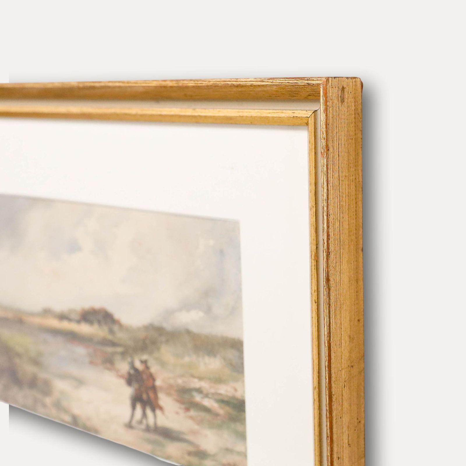 Frederick Weekes (Fl.1854 1893) Framed Watercolour, Informing The Army photo 195.0
