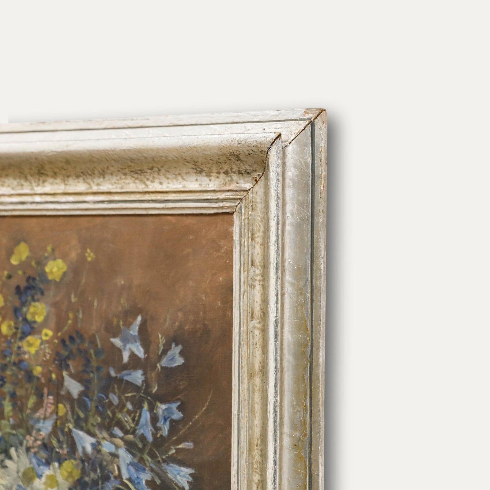 Hermann Umgelter (1891 1962) Framed Oil, Bouquet Of Daises & Wildflowers photo 350.0