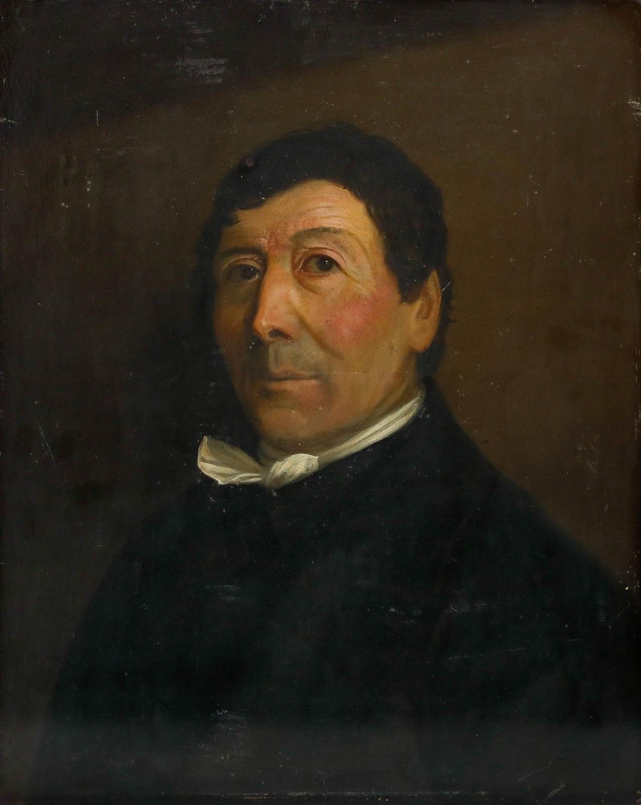 19th Century Oil Portrait Of A Gentleman photo furniture