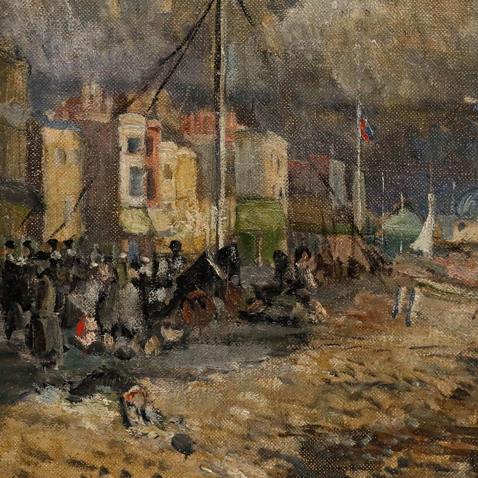 Early 20th Century Oil The Promenade photo 450.0