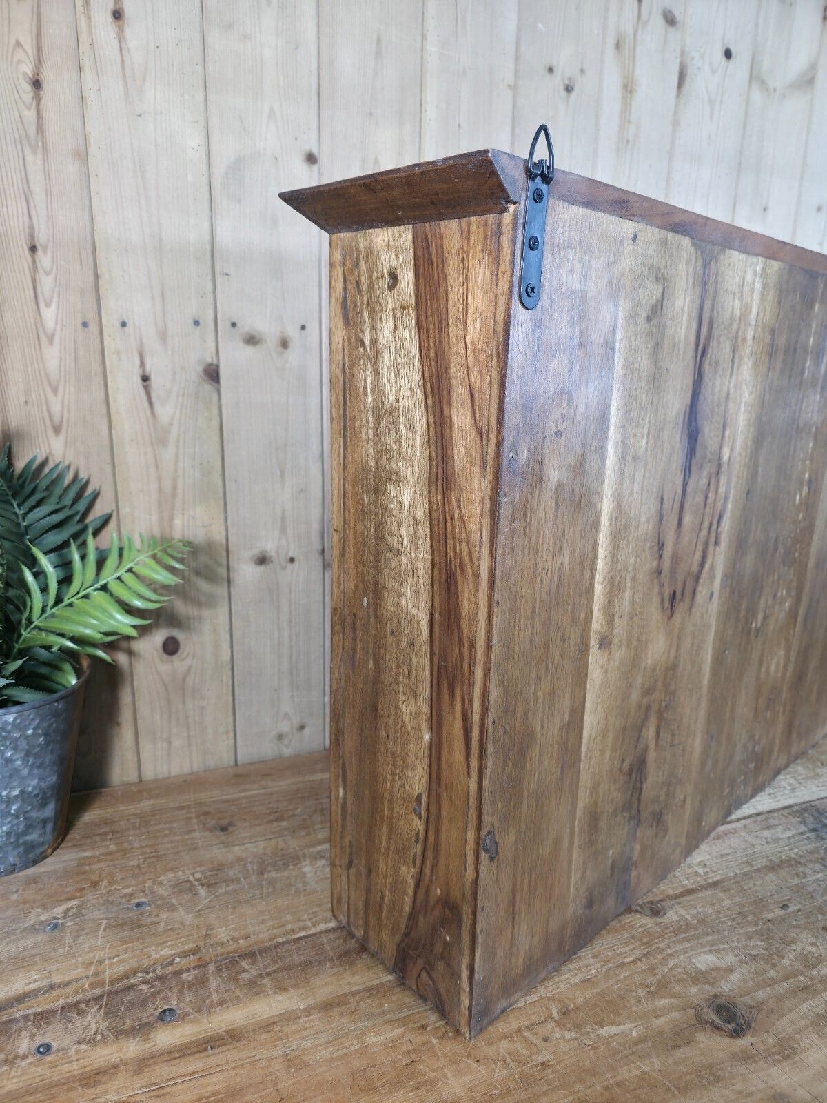 Vintage Reclaimed Indian Carved Wooded Arched Temple Wall Display Shelf Shelves photo vintage