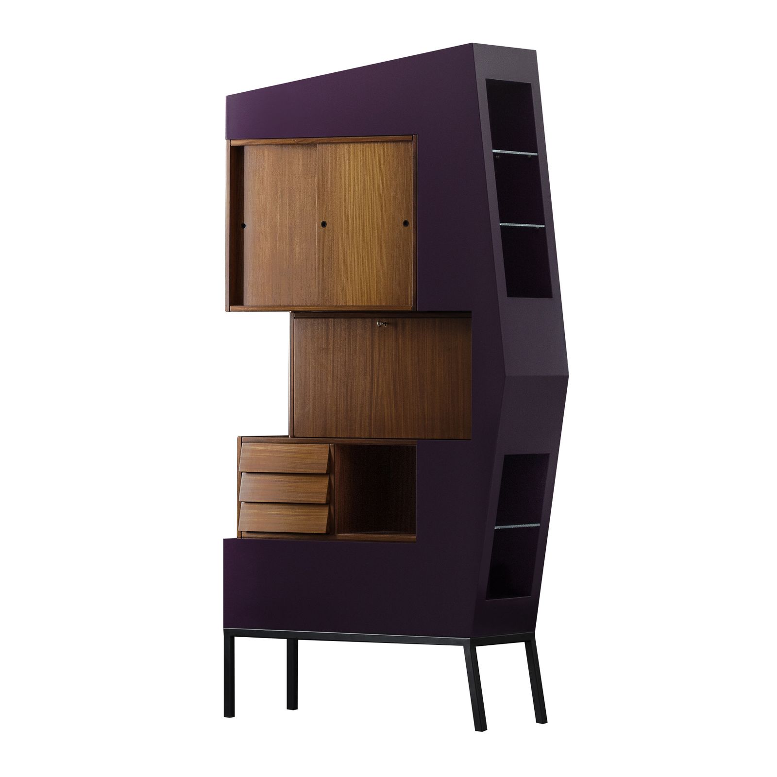 Piet Cabinet Echo By Di Mano In Mano Wood Italy 2000s
