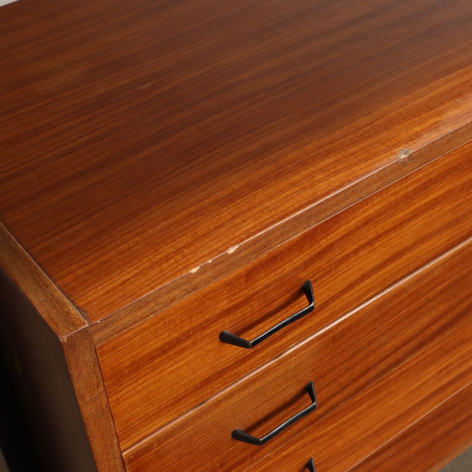 Vintage 1950s 60s Bookcase Mahogany Italy photo vinterior