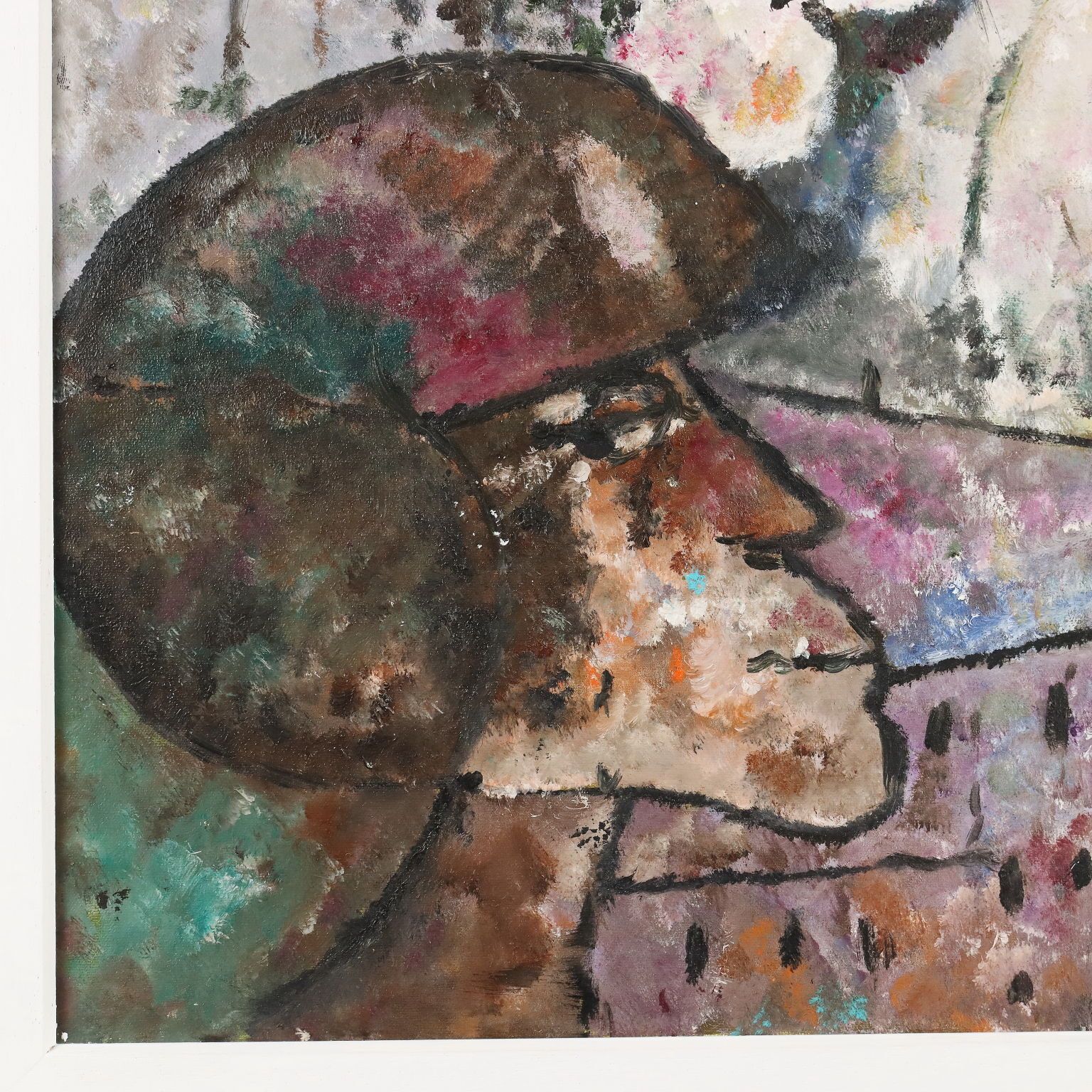 Contemporary Painting Copy Signed Rognoni XX Century photo 620.0