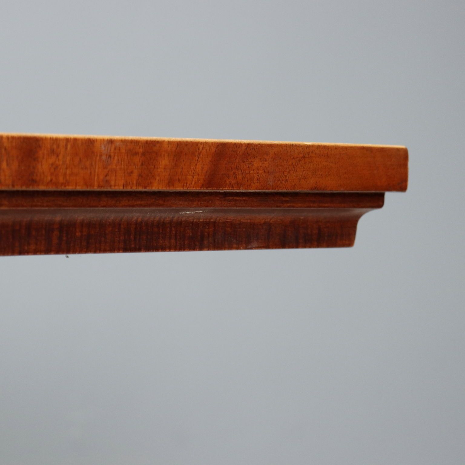photo for sale Vintage Table Design Burl Veneer Walnut Italy 1980s