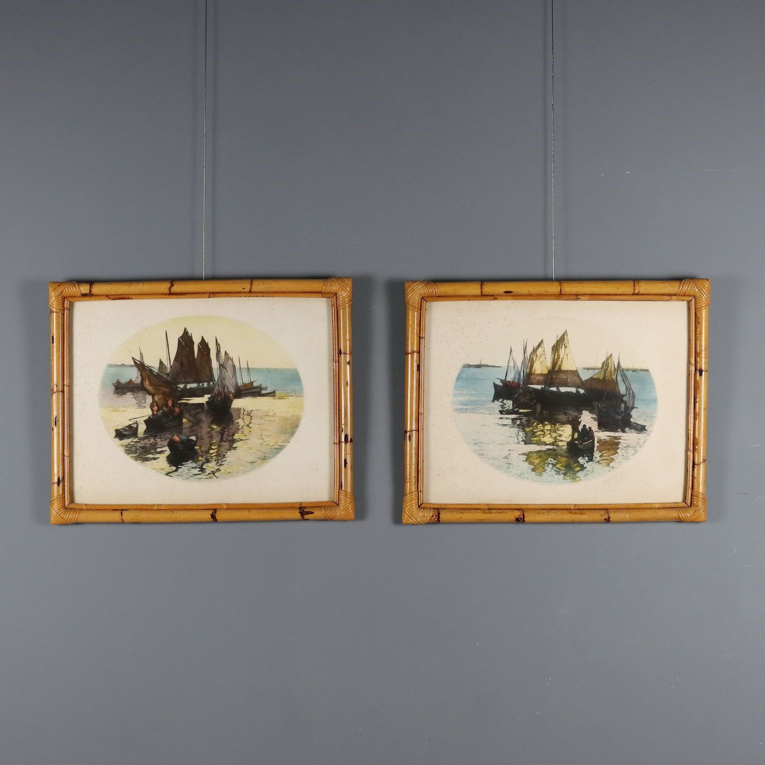 Moderne litho's, gesigneerd, Georges Pierre Guinegault, 20e eeuw
