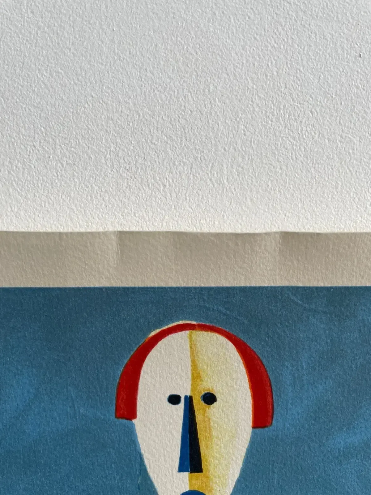 Kazimir Malevich "Peasant In The Fields" Colour Lithography By Atelier Mourlot photo buy
