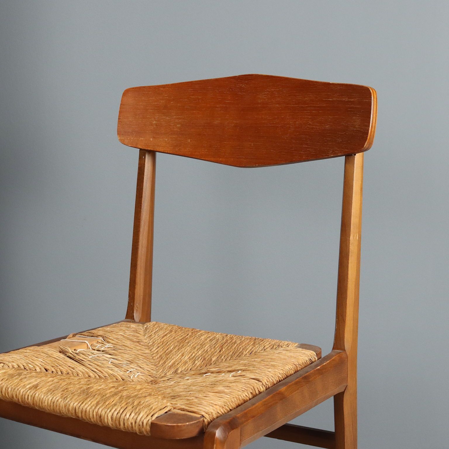 Vintage Chairs Beech Curved Plywood Design Italy 1950s photo Furniture