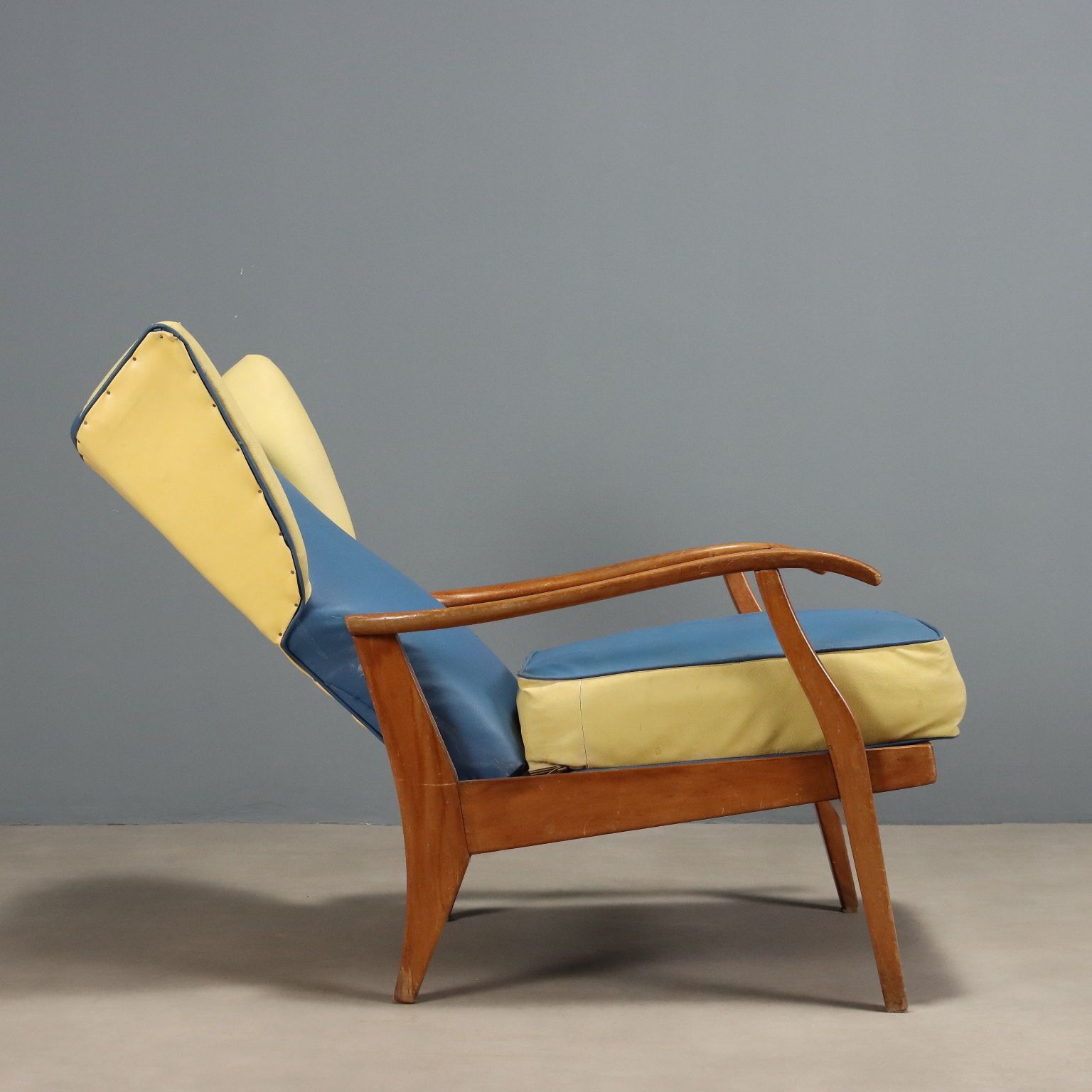 Vintage Reclining Chair Camerani Camea Design R. Franchi Italy 1950s photo Furniture
