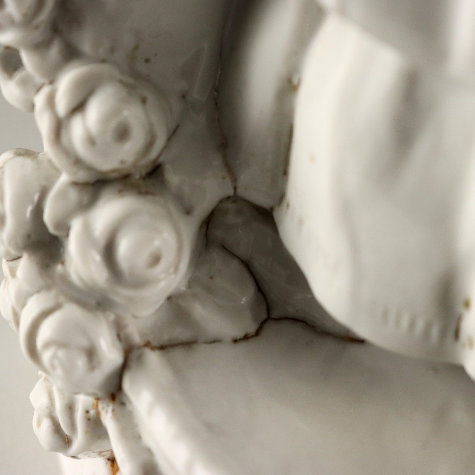 photo furniture Antique Figurine Capodimonte's Porcelain XIX Century