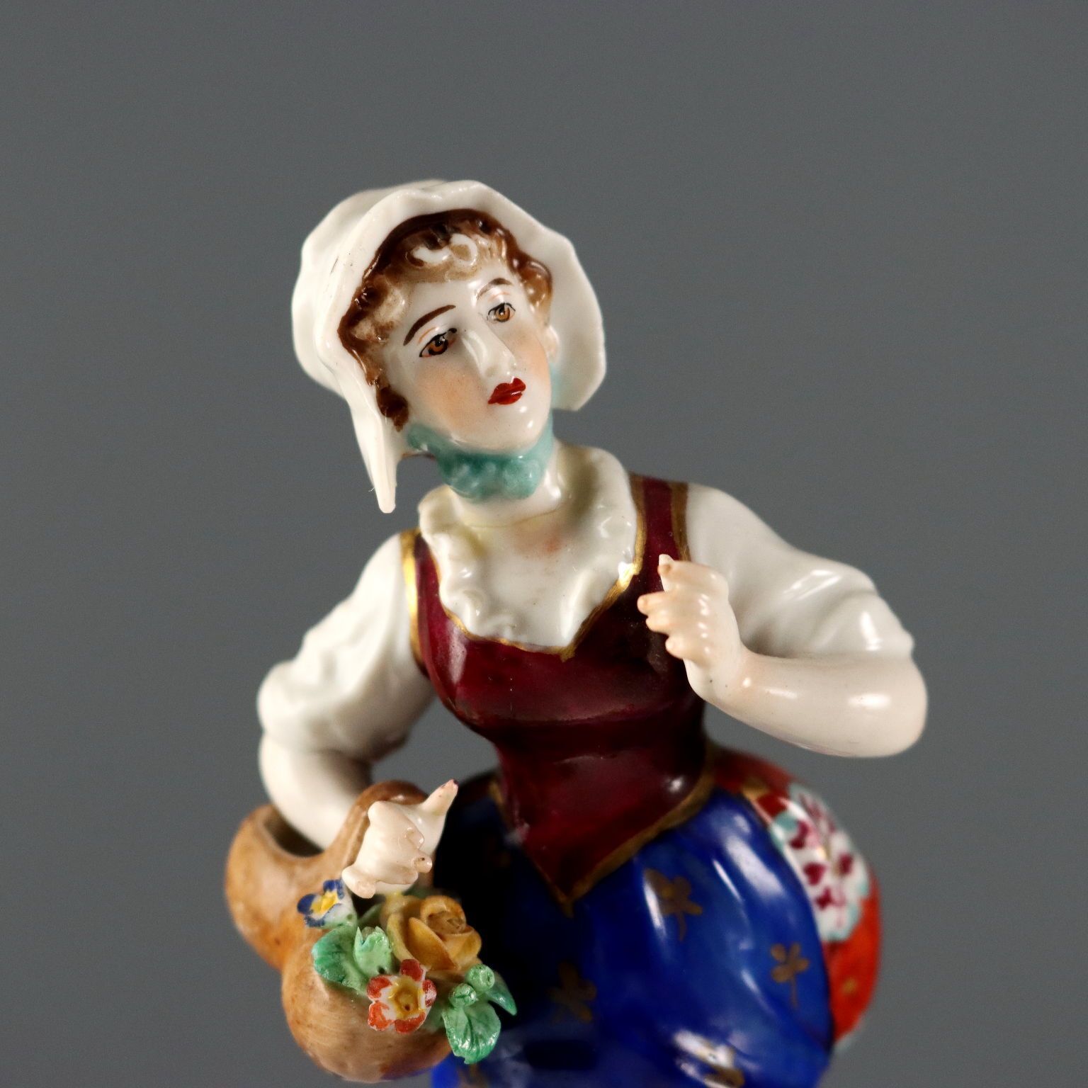 Figurines d'époque en porcelaine de Ludwigsburg, Allemagne, 1860 photo Art