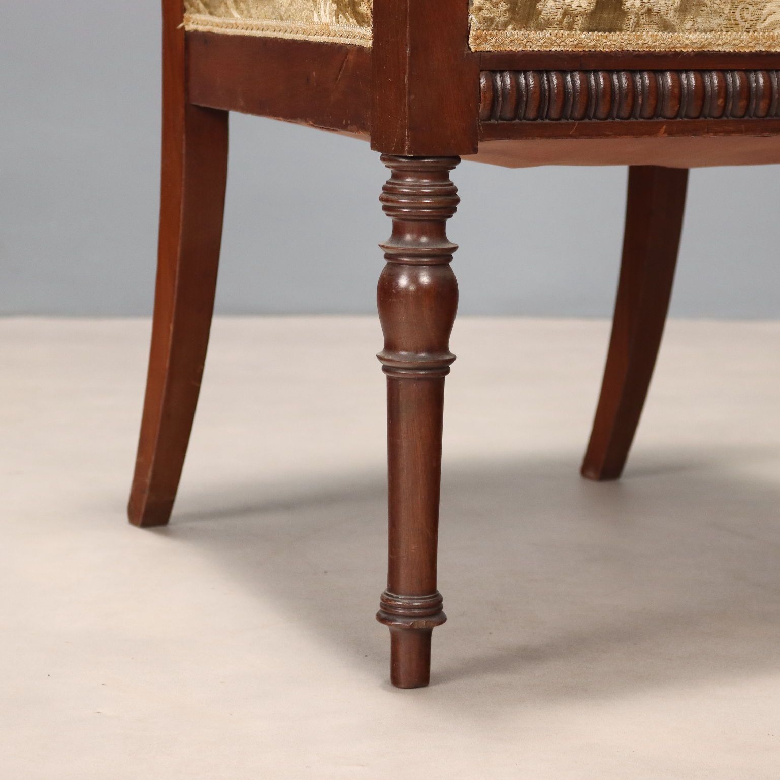Antique Armchair Louis Philippe Mahogany Italy XIX Century photo buy
