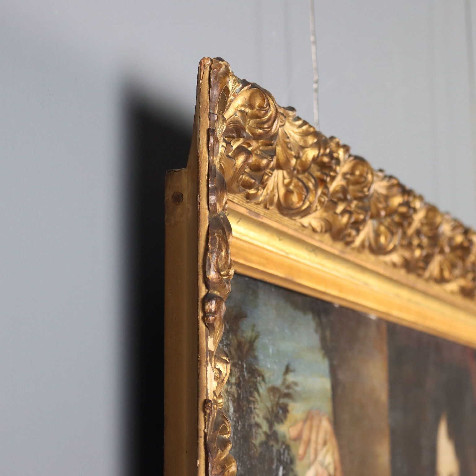 photo for sale Antiek schilderij, allegorie van de Naastenliefde, volgeling van Carlo Cignani, 17e eeuw