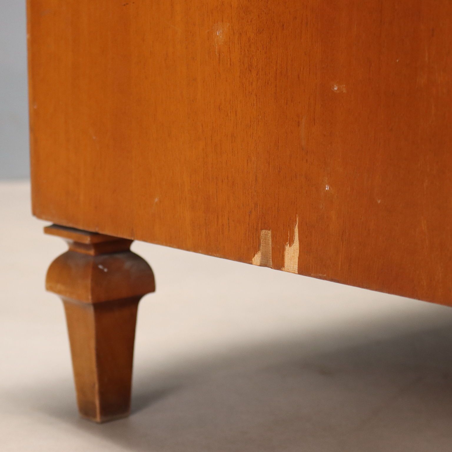 480.0 Small Vintage Cupboard Teak Veneer Design Italy 1950s 1960s photo