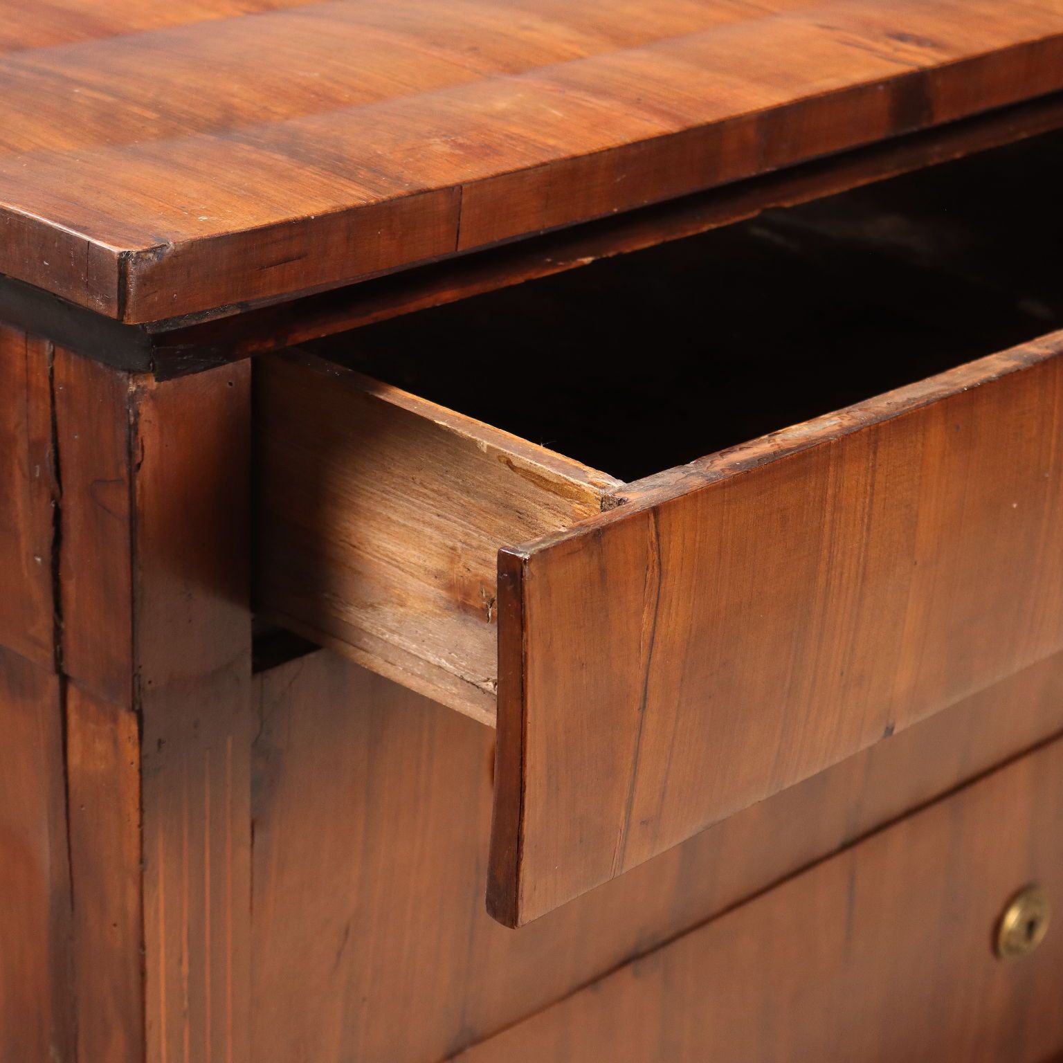 Antique Chest Of Drawers Mahogany Poplar 3 Drawers XIX Century photo 850.0