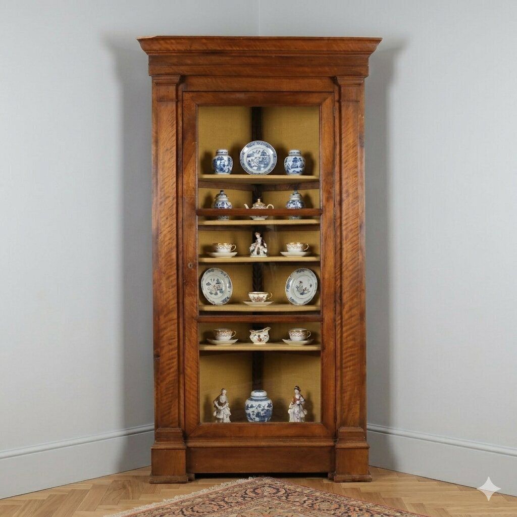 Encoignure baroque en noyer, Italie, XVIIIe siècle photo furniture