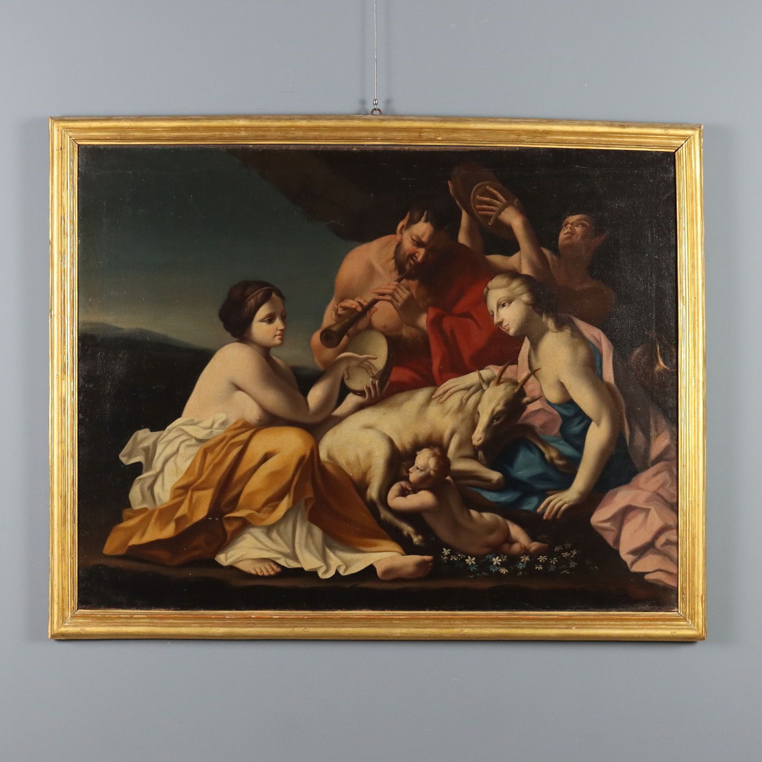 Anitique Painting Mythological Subject Italy XVIII Century
