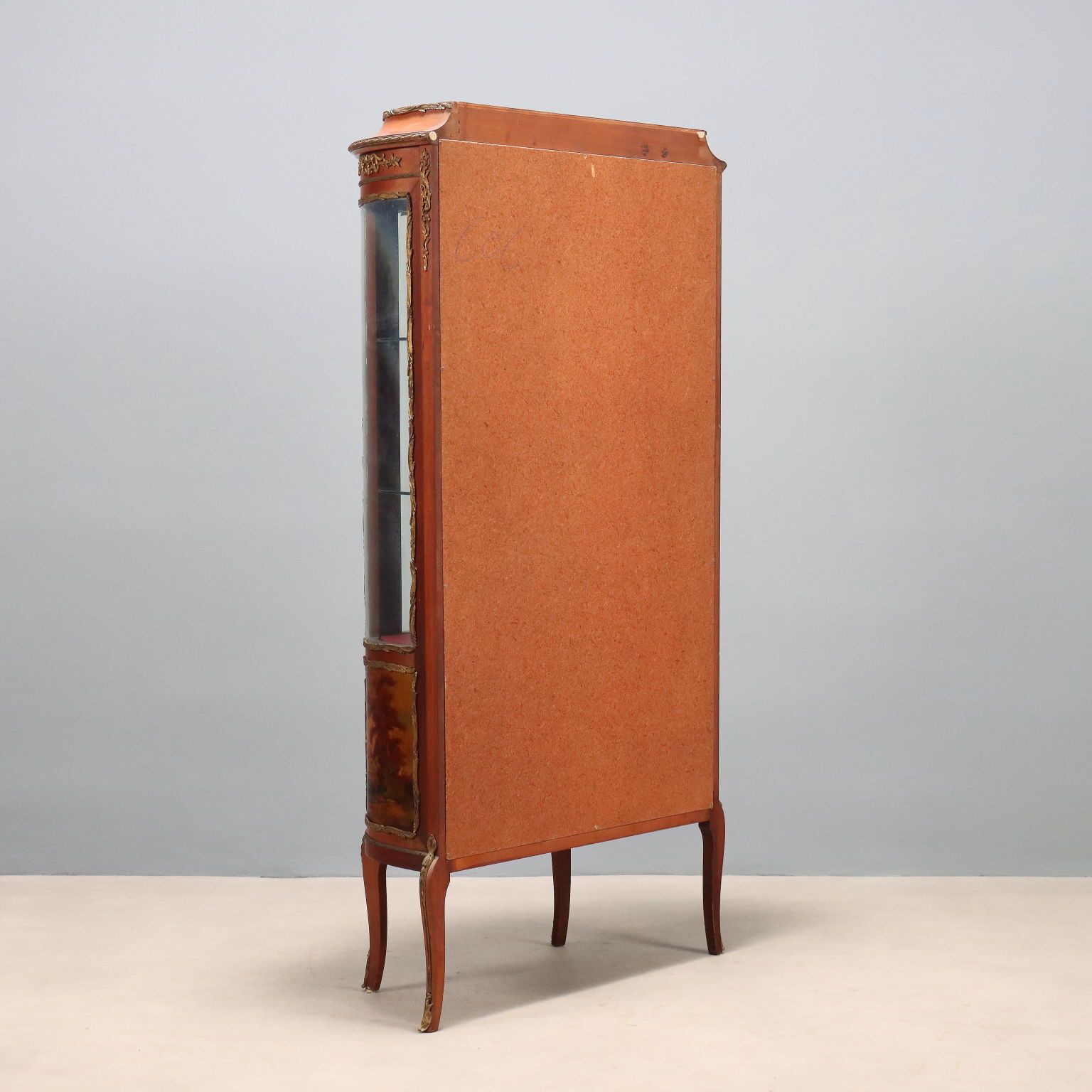 1140.0 Showcase Baroque Style Mahogany Bronze Italy XX Century photo