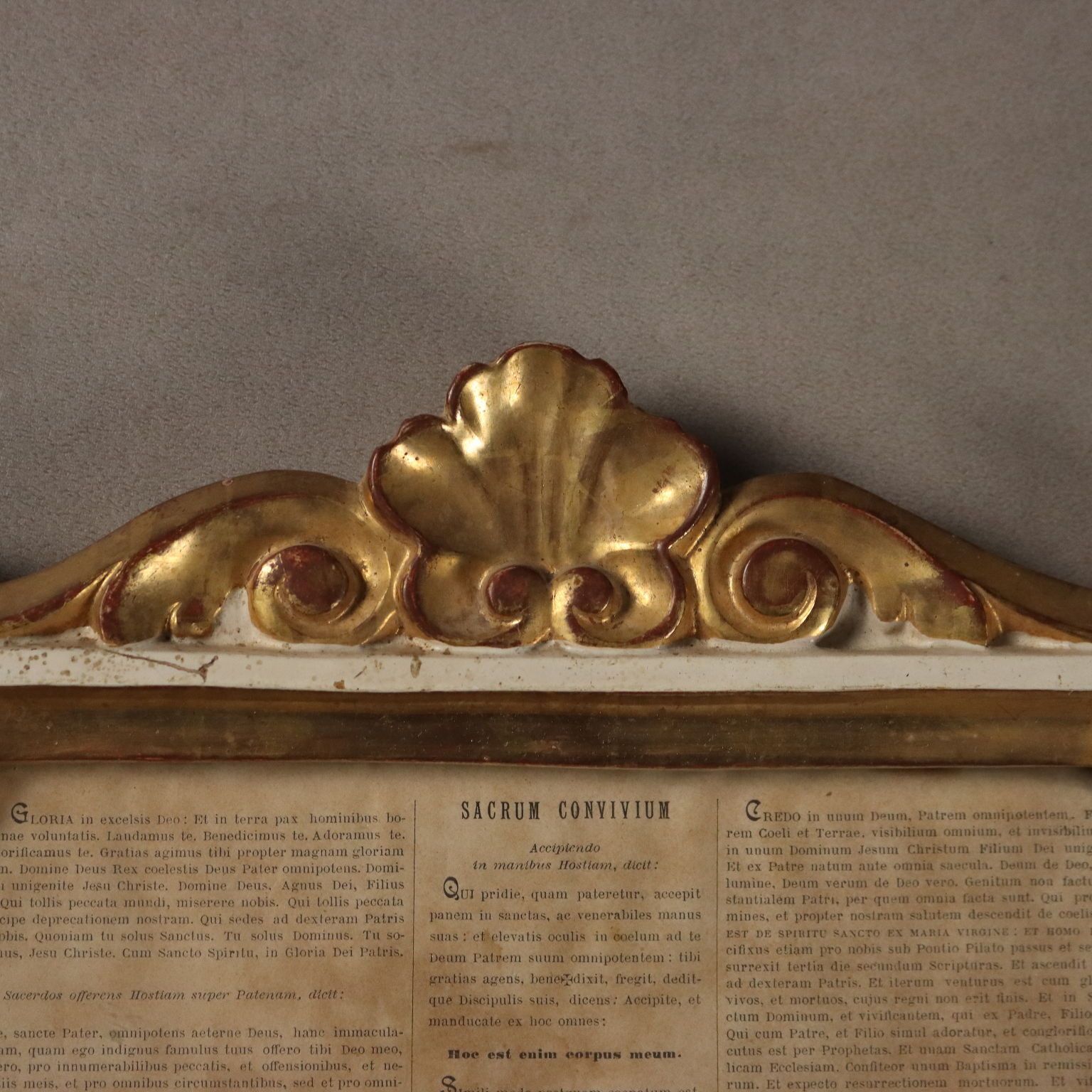 Altar Cards Neo Baroque Carved Wood Italy XIX Century photo Home Decor