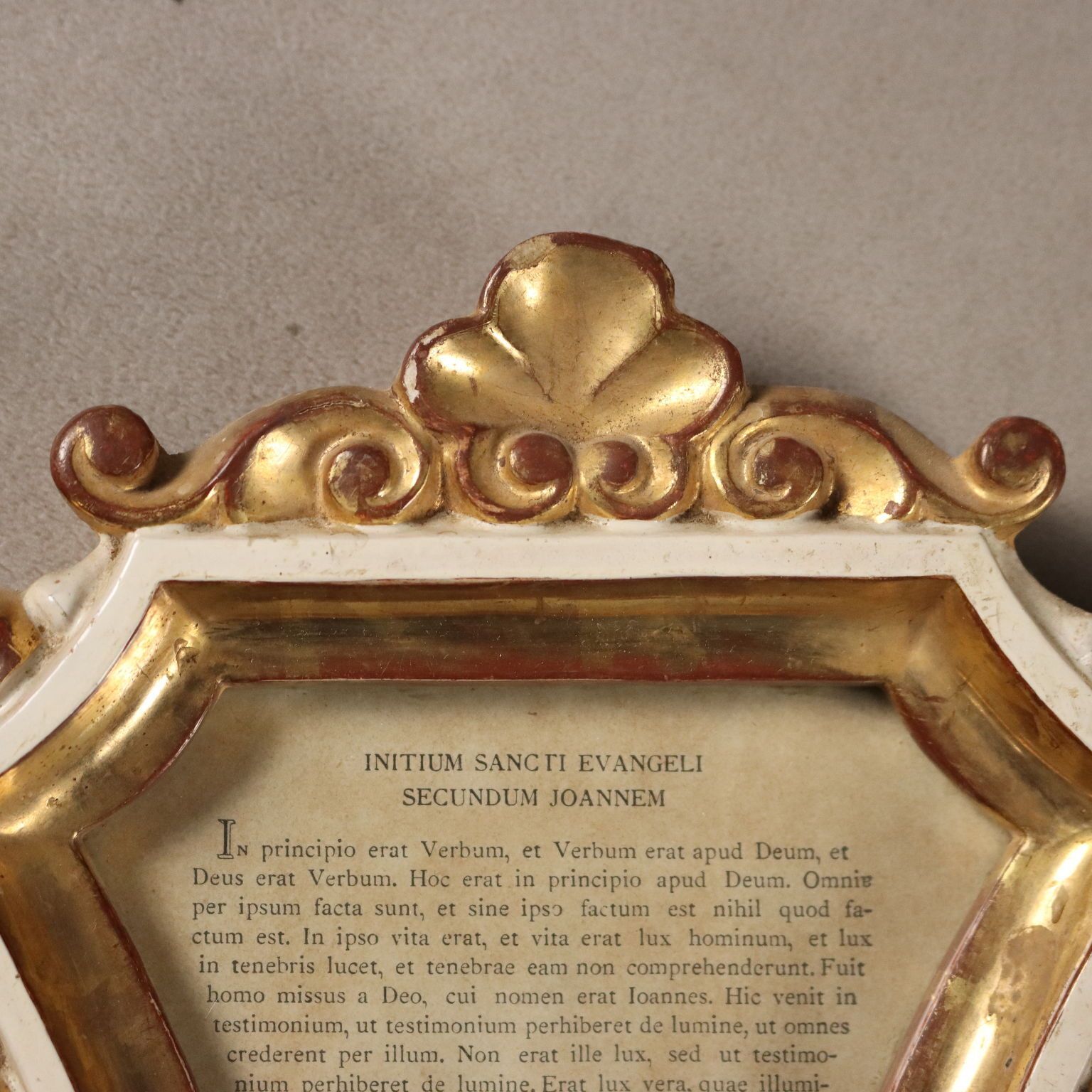 890.0 Altar Cards Neo Baroque Carved Wood Italy XIX Century photo