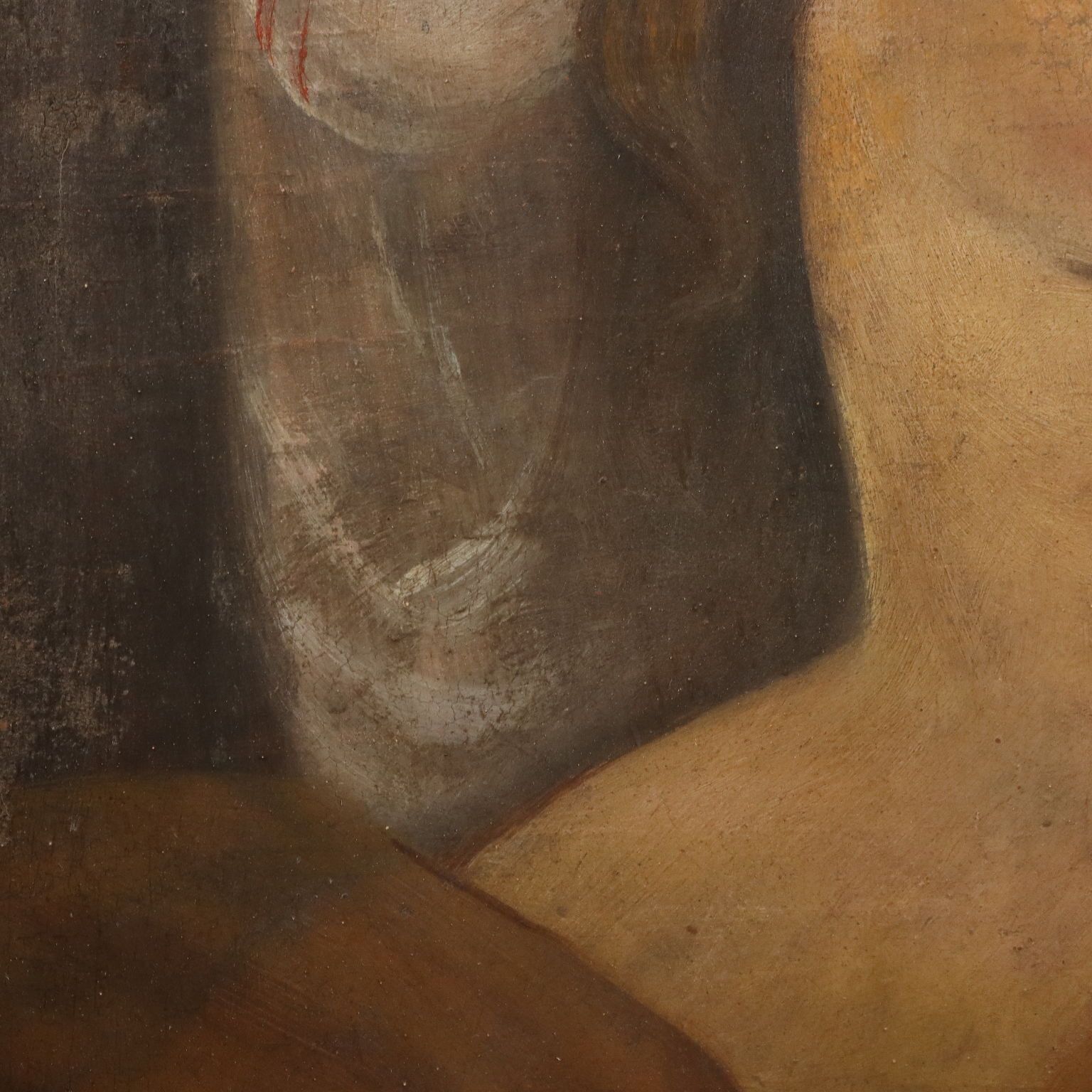 Antique Painting The Sybil Oil On Hardboard Italy XVIII Century photo 1120.0