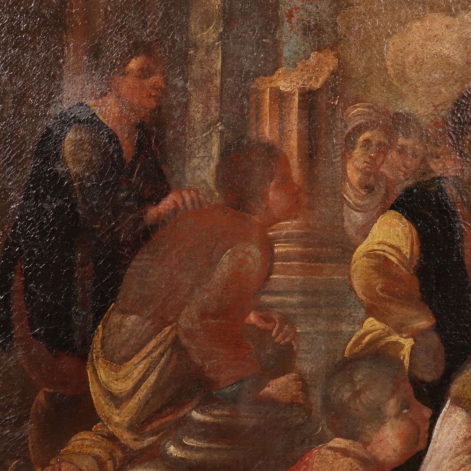 photo furniture Antique Painting The Adoration Of The 3 Wise Men XVII Century